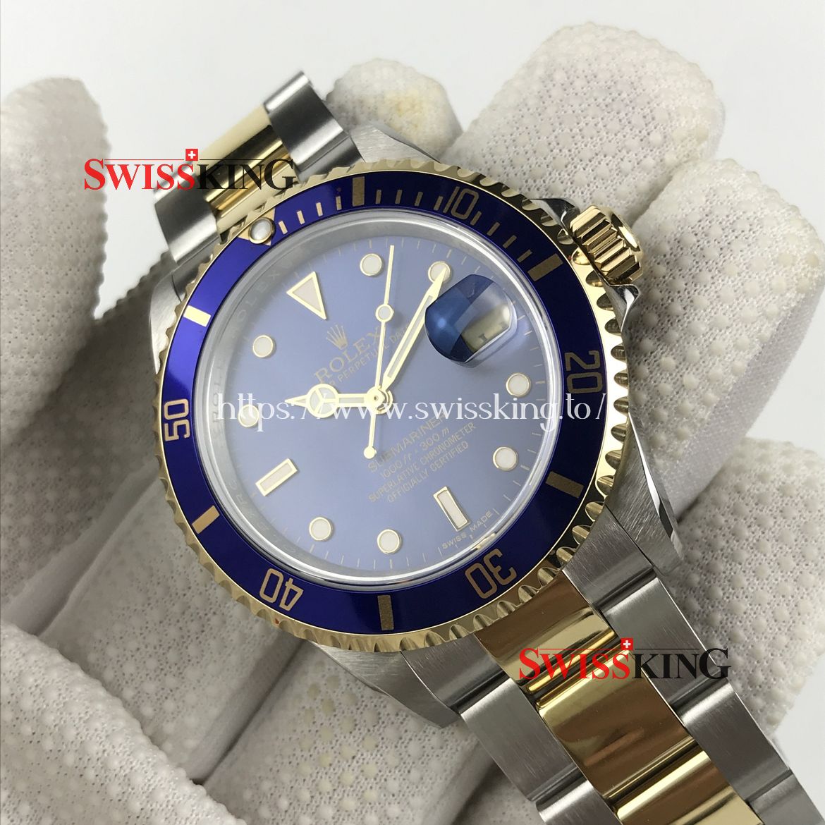 ROLEX SUBMARINER 16613 2 TONE CLASSIC BLUE DIAL