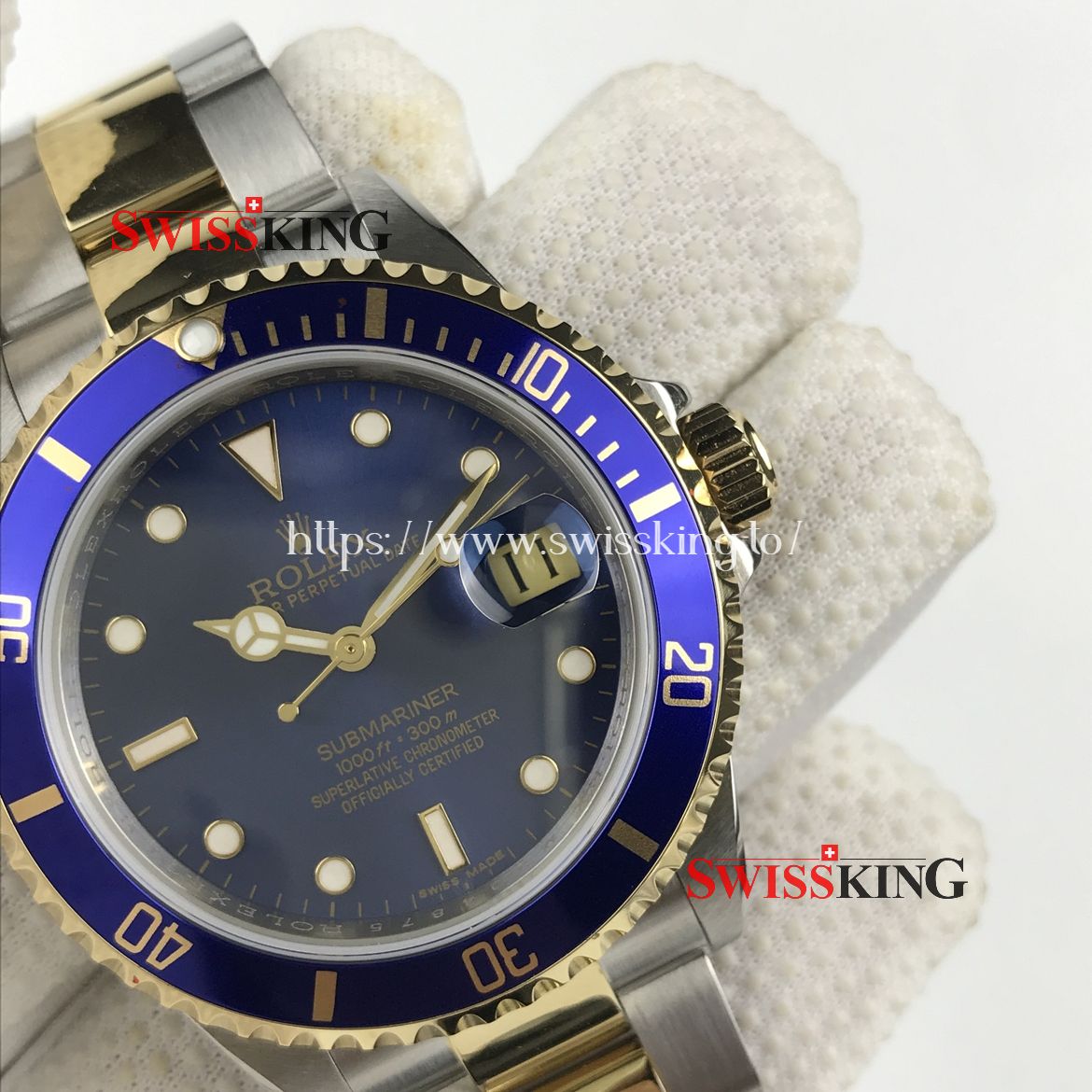 ROLEX SUBMARINER 16613 2 TONE CLASSIC BLUE DIAL