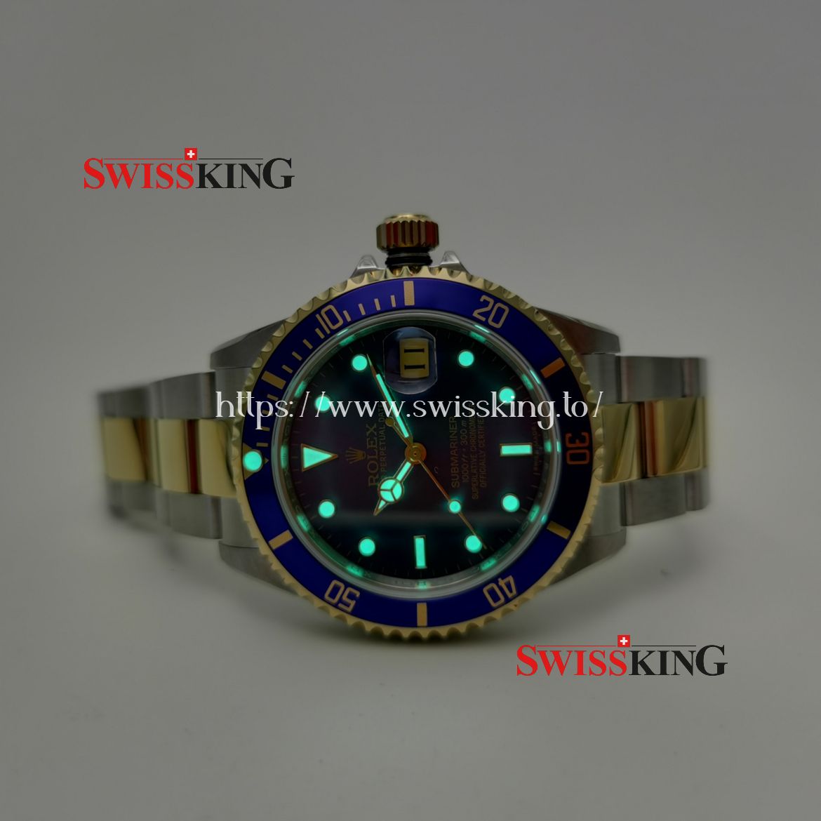 ROLEX SUBMARINER 16613 2 TONE CLASSIC BLUE DIAL