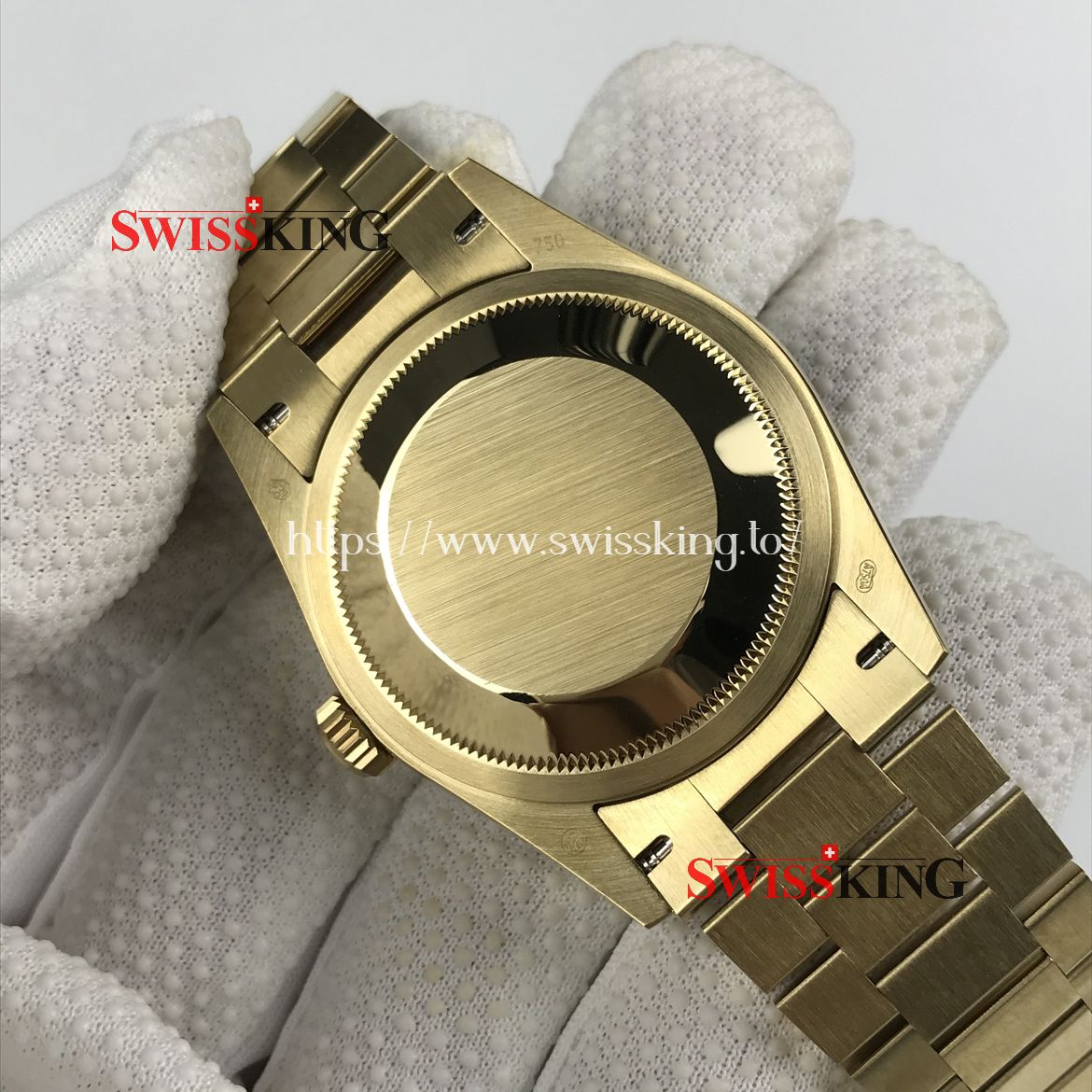 ROLEX DAY-DATE 36MM 128348RBR GREEN OMBRÉ DIAL