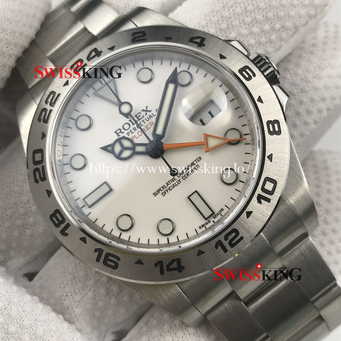 ROLEX EXPLORER II 216570 POLAR 42MM WHITE DIAL