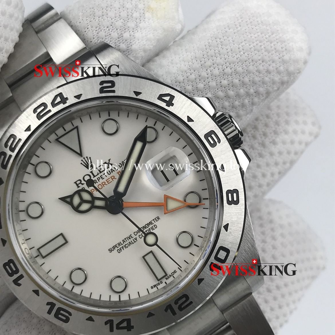 ROLEX EXPLORER II 216570 POLAR 42MM WHITE DIAL