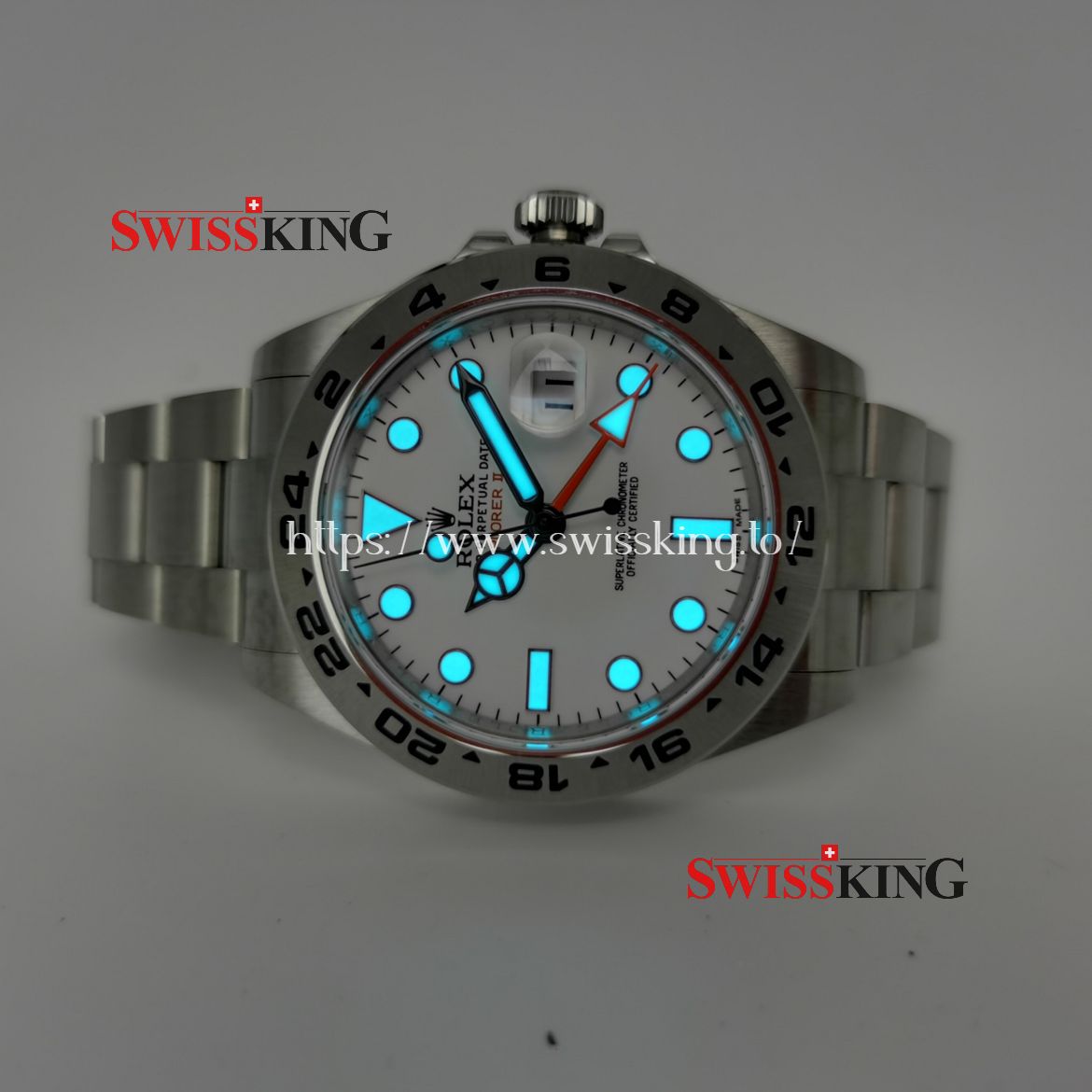 ROLEX EXPLORER II 216570 POLAR 42MM WHITE DIAL