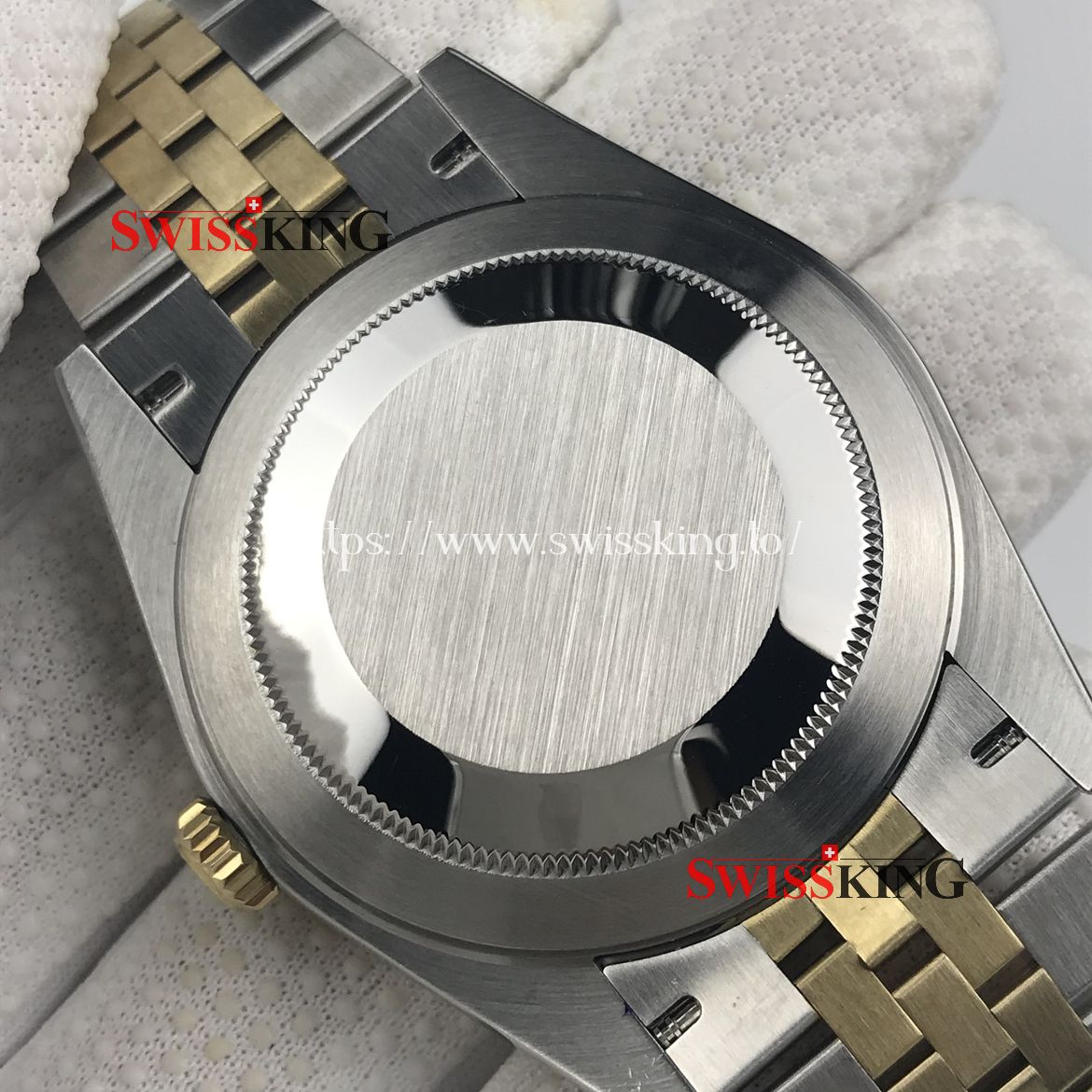 ROLEX DATEJUST II 116333 FLUTED BEZEL BLACK DIAL