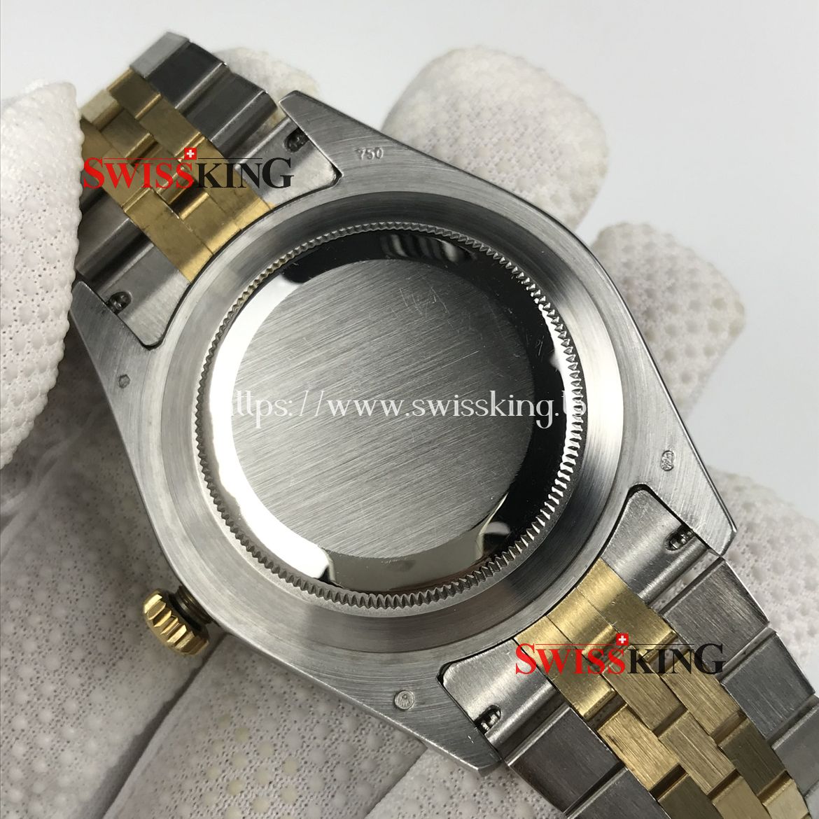 ROLEX DATEJUST II 116333 FLUTED BEZEL BLACK NUMBER DIAL