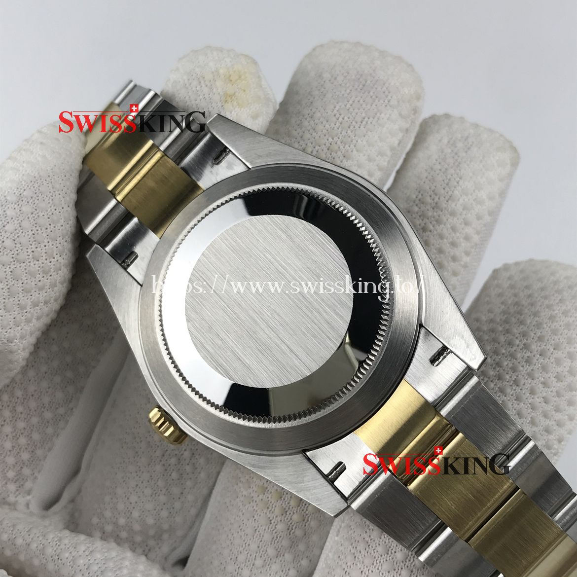 ROLEX DATEJUST II 116333 FLUTED BEZEL OYSTER BRACELET CHAMPAGNE DIAL