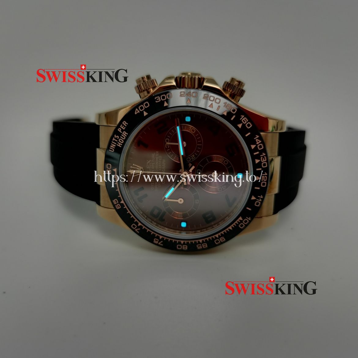 ROLEX DAYTONA 116515LN ROSE GOLD CERAMIC BEZEL CHOCOLATE DIAL