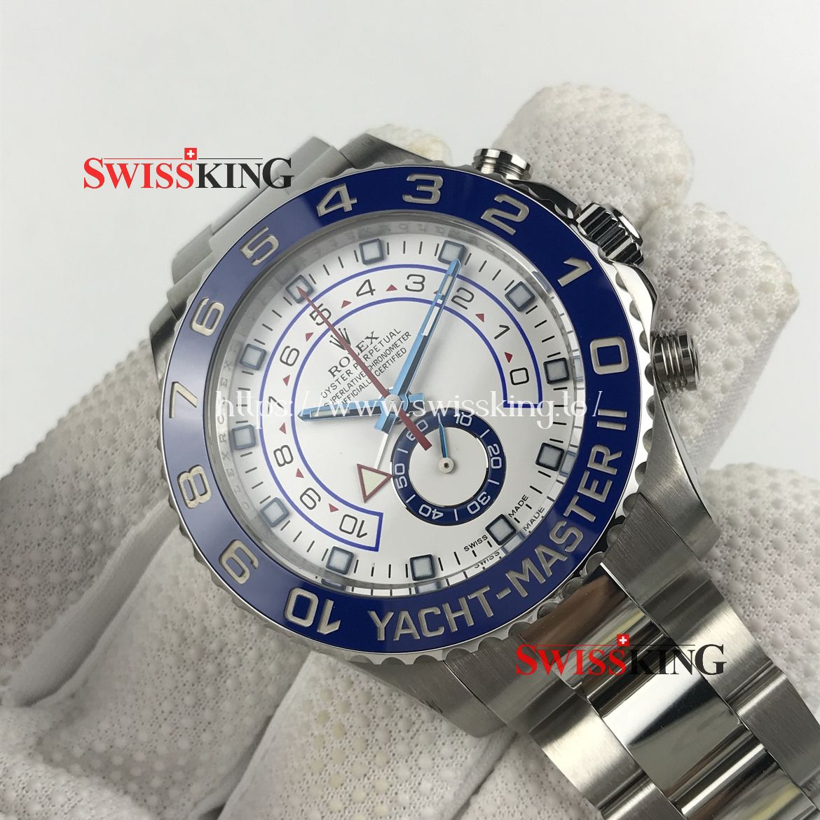 ROLEX YACHT-MASTER II STEEL 116680 SWISS AUTOMATIC CERAMIC BEZEL