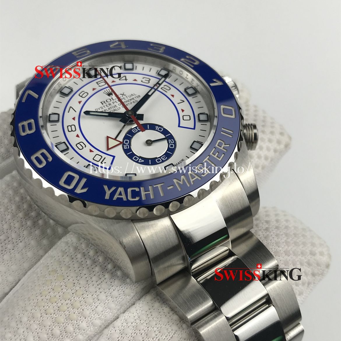 ROLEX YACHT-MASTER II STEEL 116680 SWISS AUTOMATIC CERAMIC BEZEL