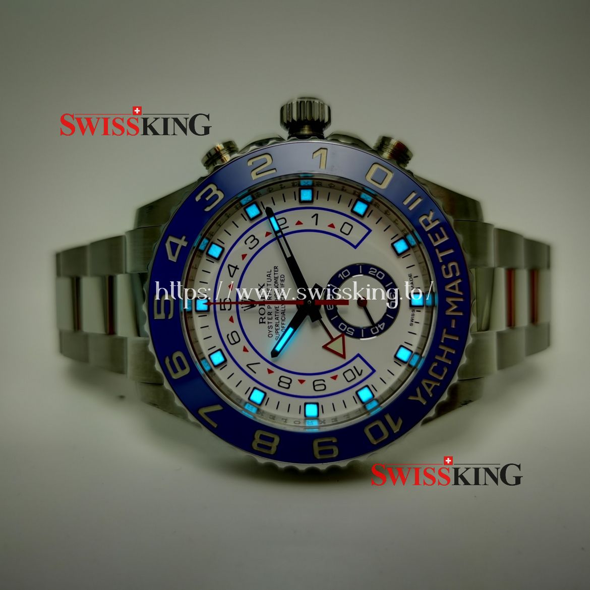 ROLEX YACHT-MASTER II STEEL 116680 SWISS AUTOMATIC CERAMIC BEZEL