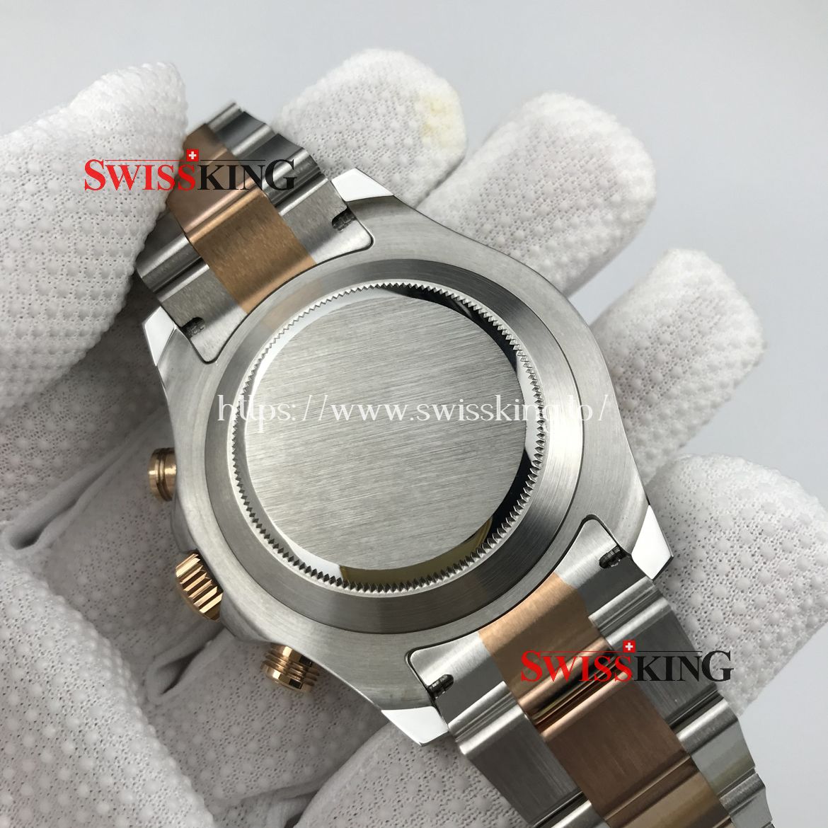 ROLEX YACHT-MASTER II 2 TONE 18K EVEROSE GOLD 116681 CERAMIC BEZEL