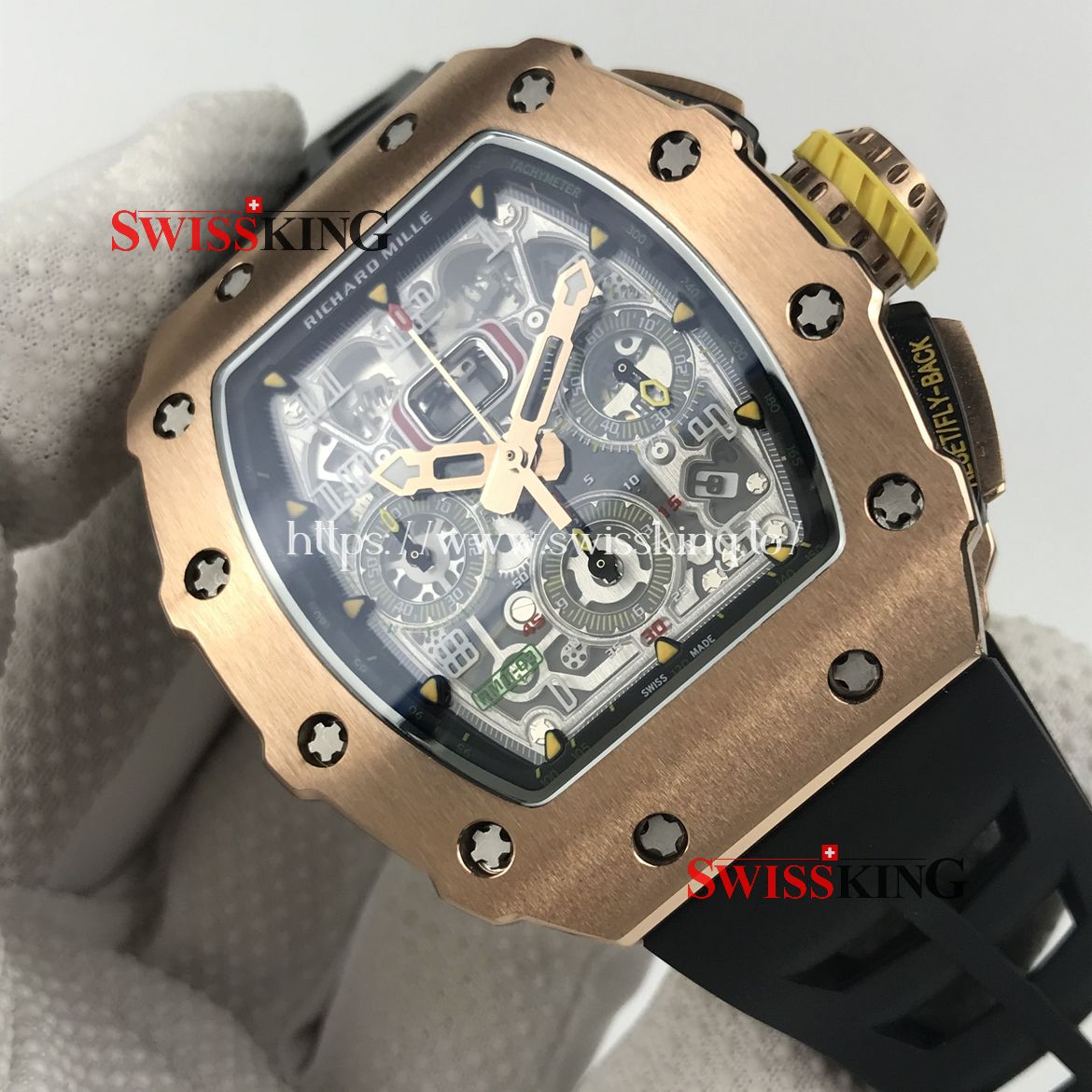 RICHARD MILLE RM 11-03 SWISS AUTOMATIC ROSE GOLD FLYBACK CHRONO