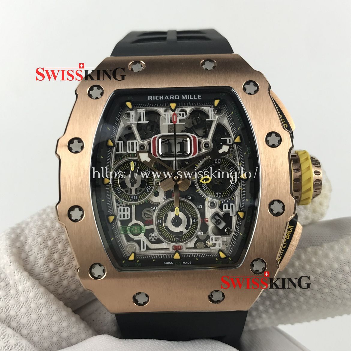 RICHARD MILLE RM 11-03 SWISS AUTOMATIC ROSE GOLD FLYBACK CHRONO