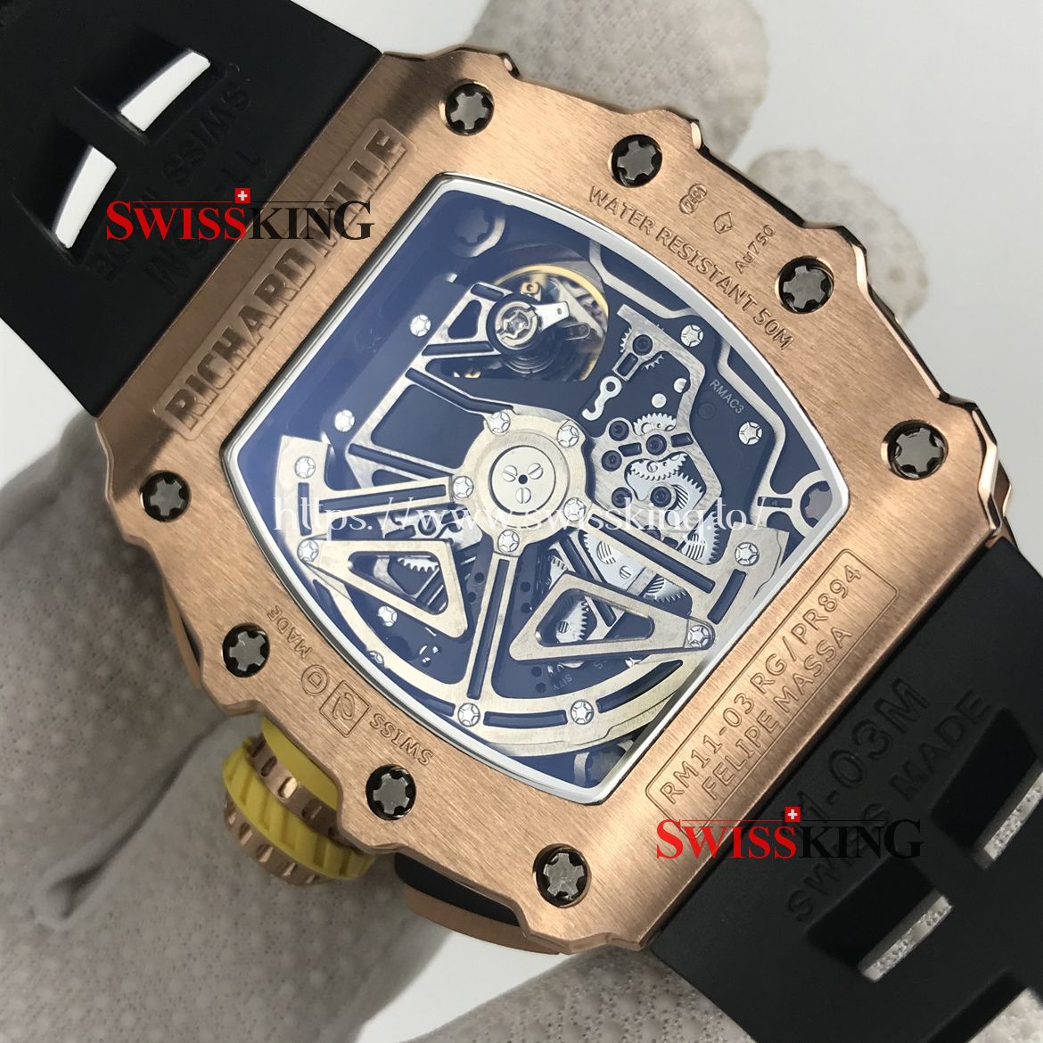 RICHARD MILLE RM 11-03 SWISS AUTOMATIC ROSE GOLD FLYBACK CHRONO