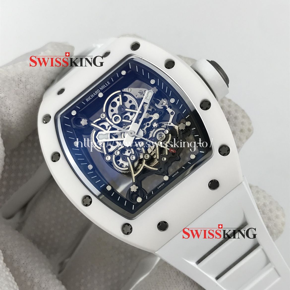 RICHARD MILLE RM 055 BUBBA WATSON WHITE CERAMIC