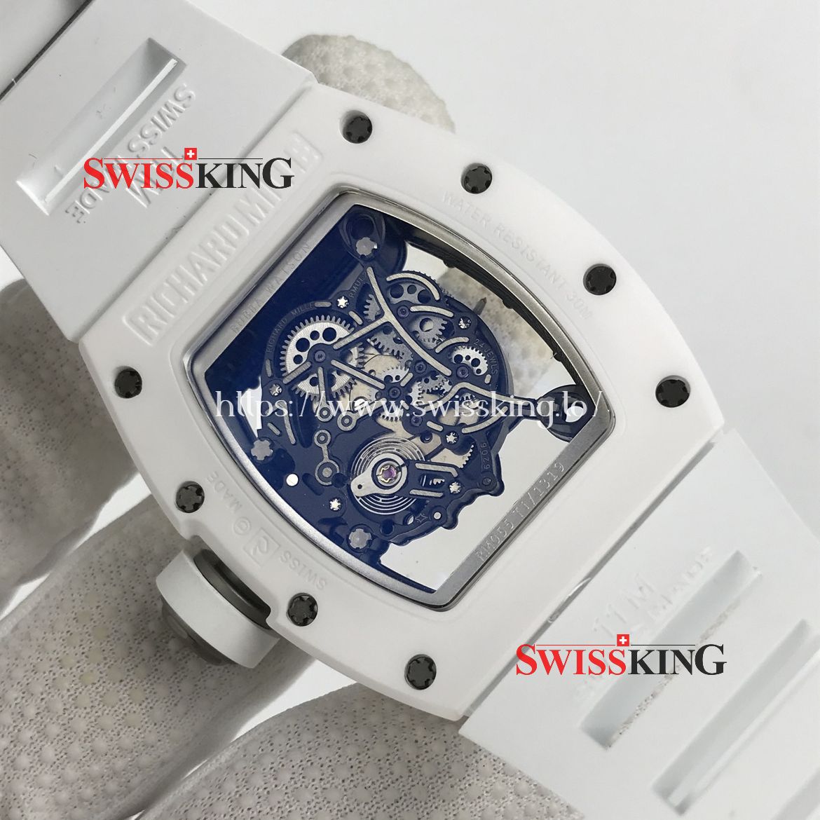 RICHARD MILLE RM 055 BUBBA WATSON WHITE CERAMIC