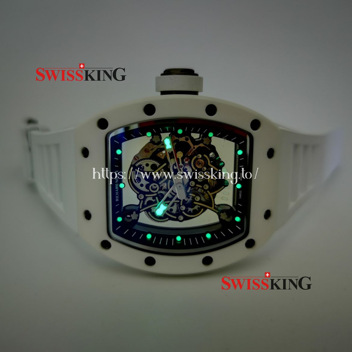 RICHARD MILLE RM 055 BUBBA WATSON WHITE CERAMIC