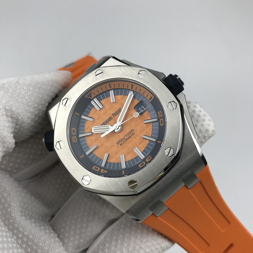 Swiss Replica AP Royal Oak Offshore Diver Funky Colors Orange